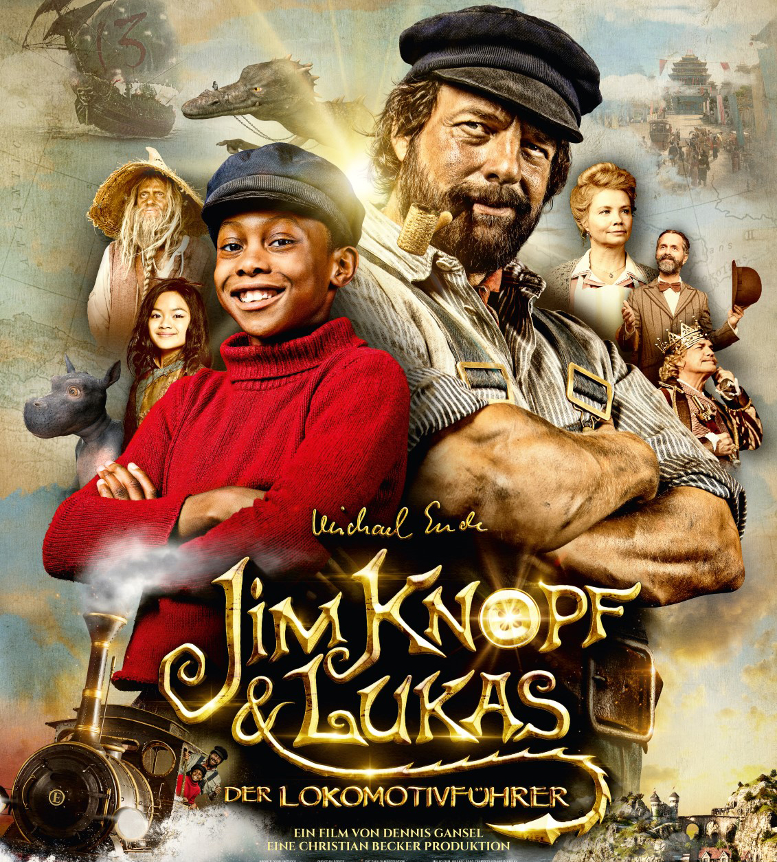 Jim Knopf und Lukas der Lokomotivführer - Filmplakat